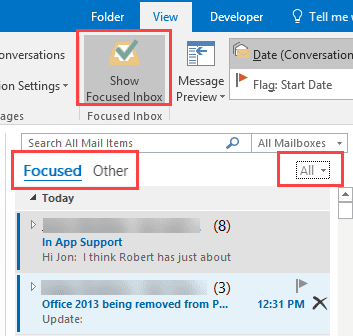 Outlook 2016 For Mac How To Turn Off Focused Inbox